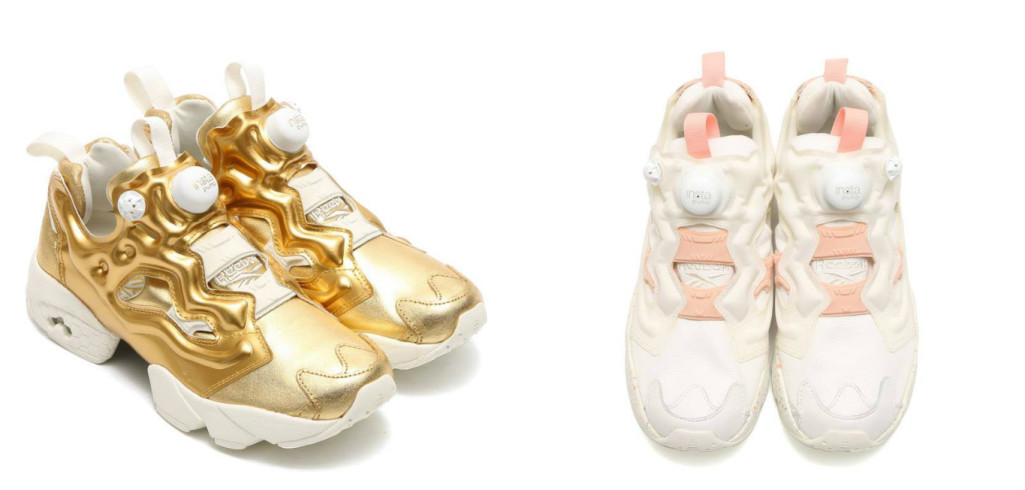 Reebok insta pump fury celebrate 金色、粉白色已接受預訂