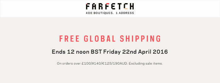 farfetch free shipping