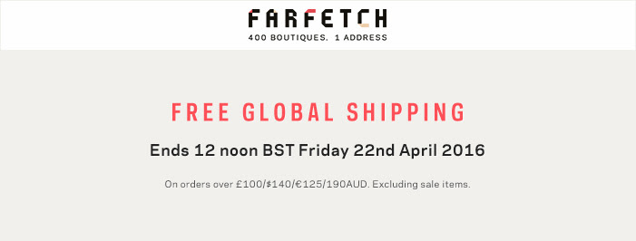 farfetch free shipping