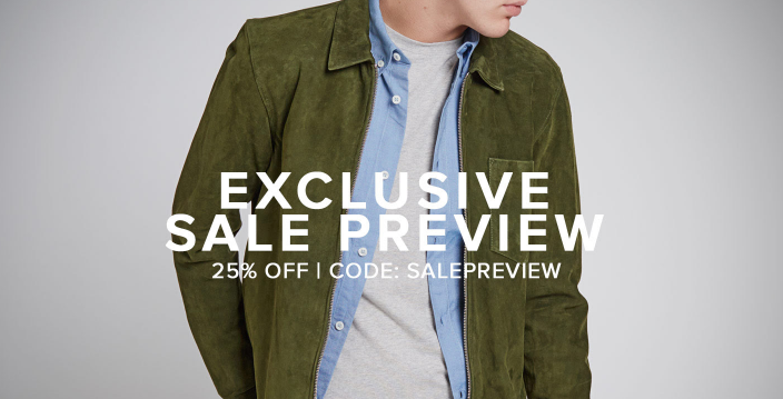 Exclusive Sale Preview  25  off for a limited time only.