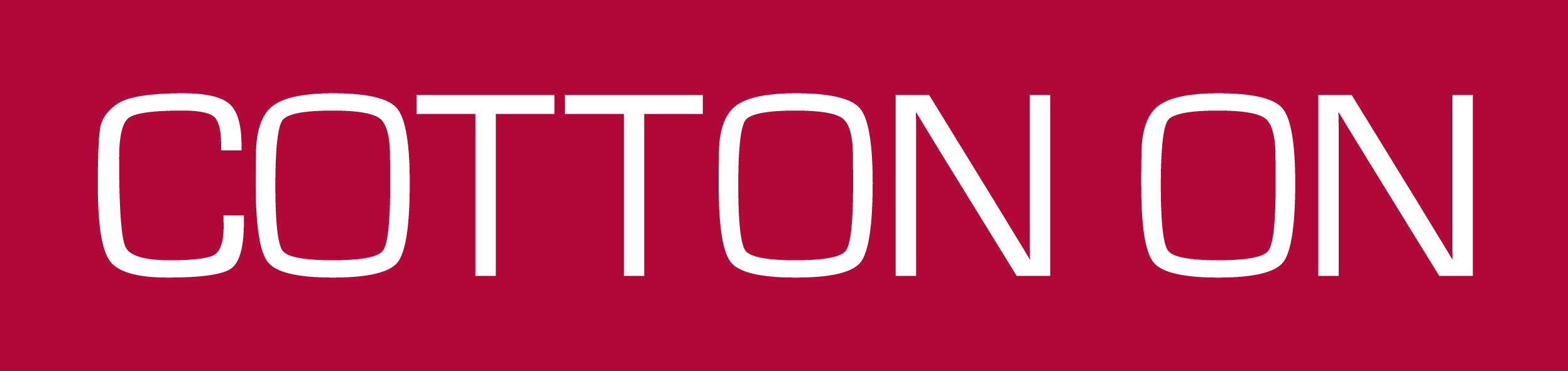 Cottonon ADULT Logo 1Colour RED