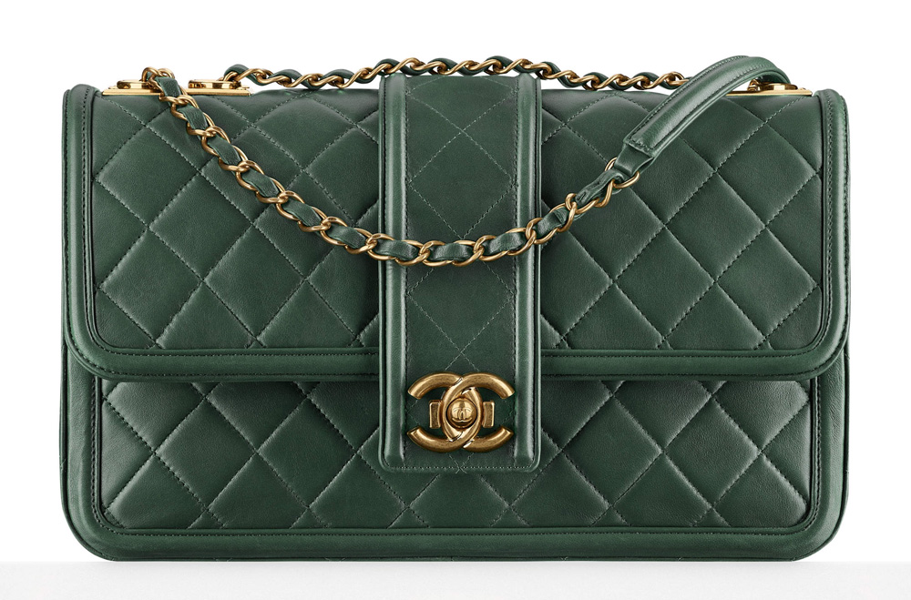 Chanel-Flap-Bag-Green-4900