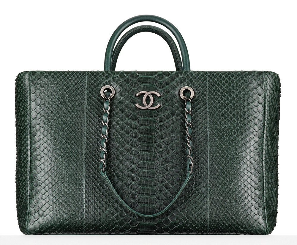 Chanel-Python-Large-Shopping-Tote