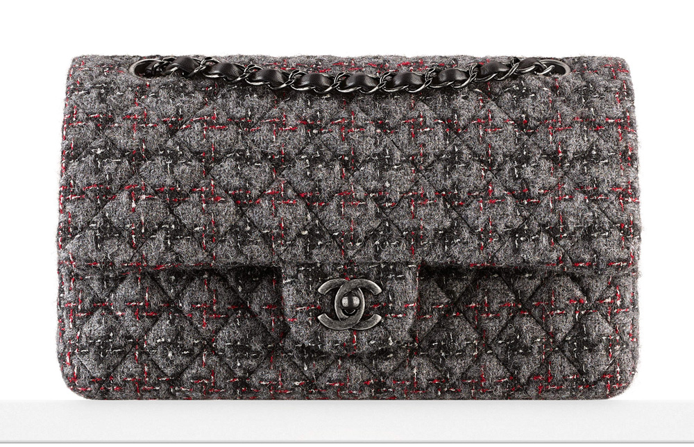 Chanel-Tweed-Flap-Bag-Gray-3600