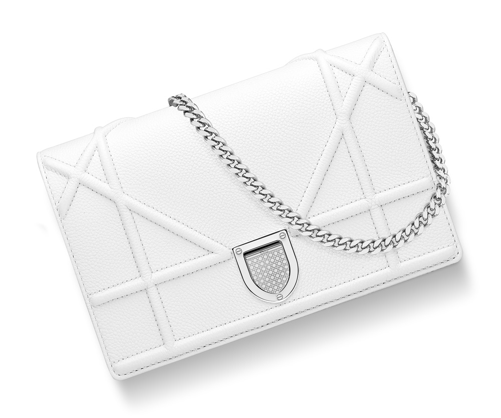 Dior-Diorama-Chain-Wallet-White