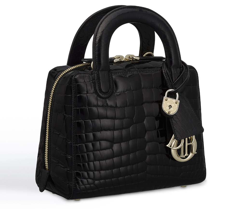 Dior-Lily-Bag-Alligator-Black