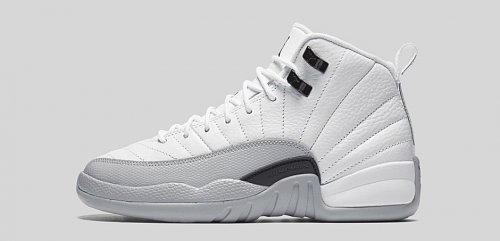 KIDS-AIR-JORDAN-12-RETRO-WHITE-WOLF-GREY-PROFILE