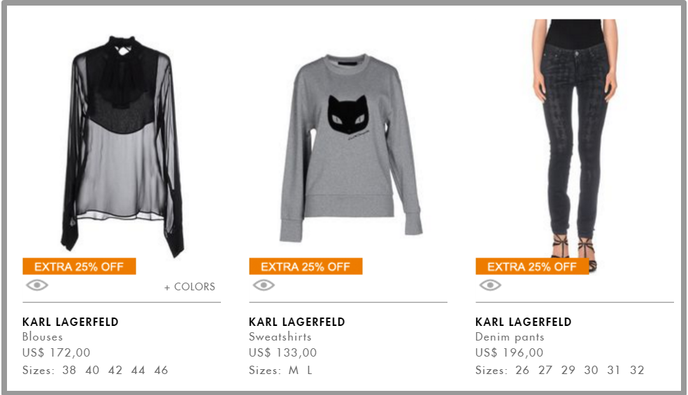 Karl Lagerfeld Women Spring Summer and Fall Winter Collections