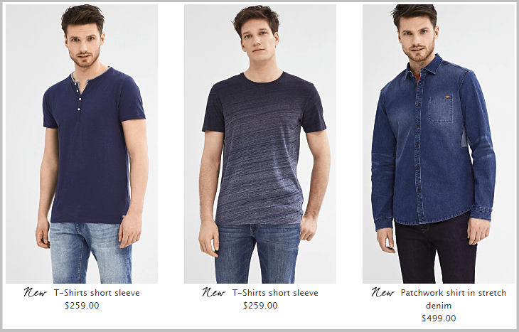 The Latest in Men s fashion clothing online Esprit