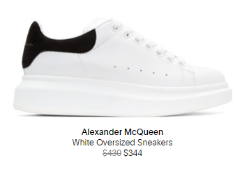 Alexander McQueen Shoes for Women SSENSE