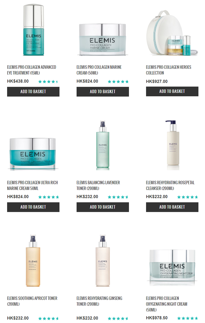 All ELEMIS FREE Delivery