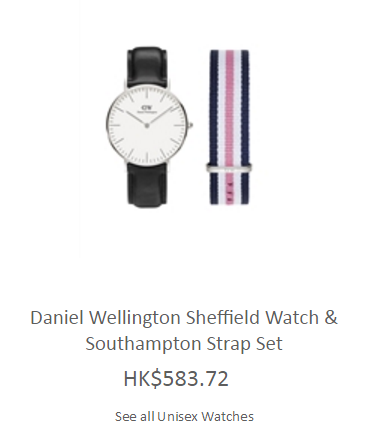 Daniel Wellington Sheffield Watch & Southampton Strap Set