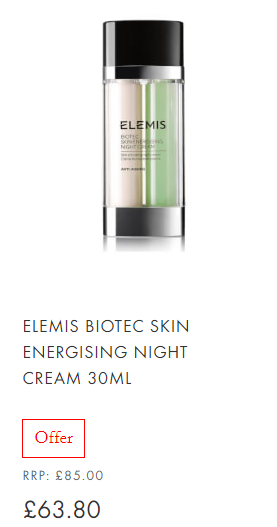 Elemis BIOTEC Skin Energising Night Cream