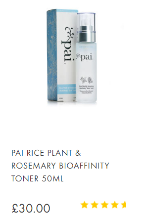 Pai Rice Plant & Rosemary BioAffinity Toner