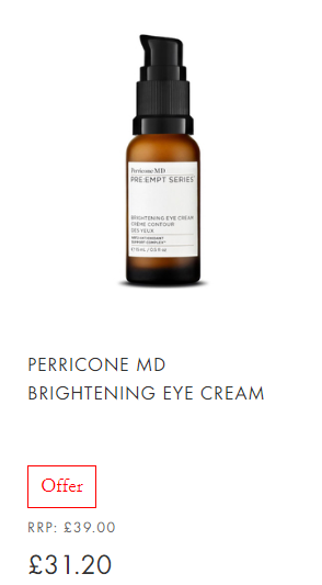 Perricone MD Brightening Eye Cream