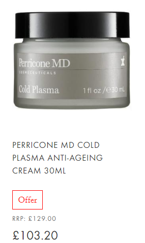 Perricone MD Cold Plasma Anti-ageing Cream