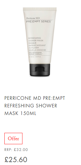 Perricone MD PRE EMPT Refreshing Shower Mask