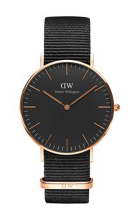 Daniel Wellington Classic Black Cornwall 36mm Watch Argento.com