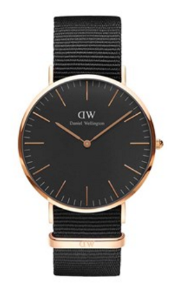 Daniel Wellington Classic Black Cornwall 40mm Watch