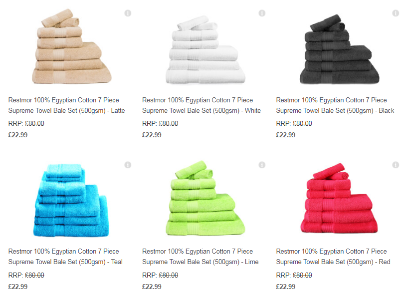 7 Piece Supreme Towel Bale Set TheHut.com (1)