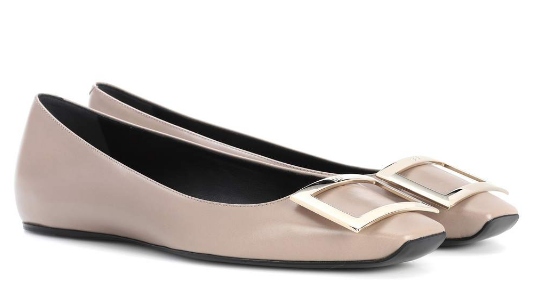 Belle Vivier leather ballerinas