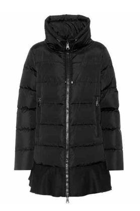 Tatie down jacket with fox fur