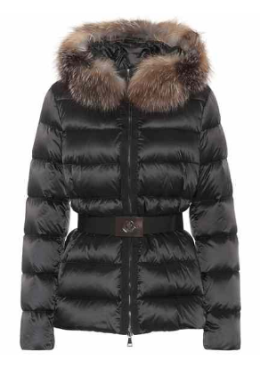 Tatie down jacket with fox fur