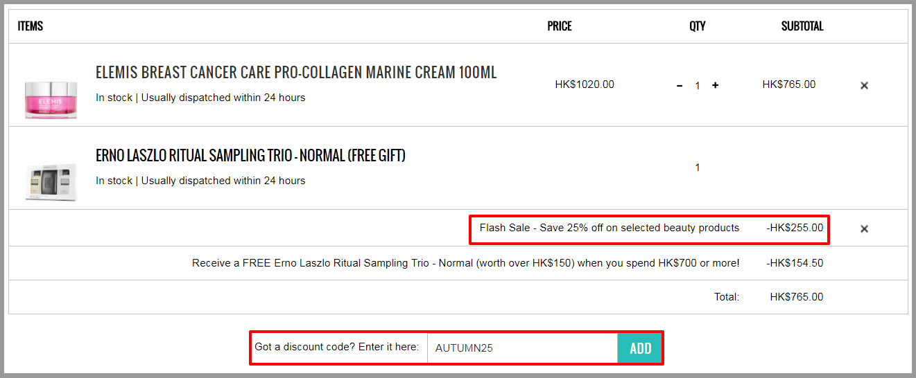 Your Shopping Basket FREE Delivery