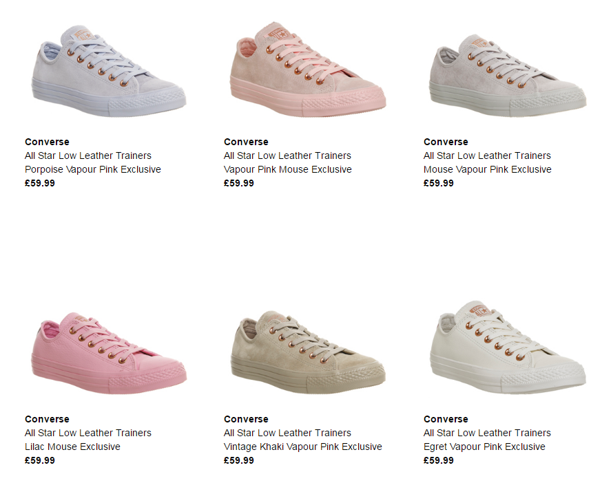 converse vapour pink mouse